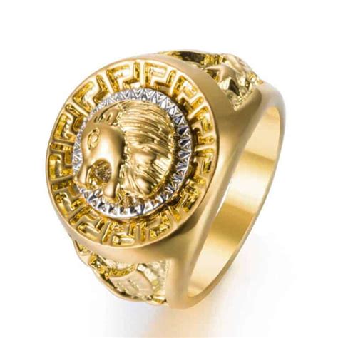 bague versace tete de lion|Versace Bagues Femme .